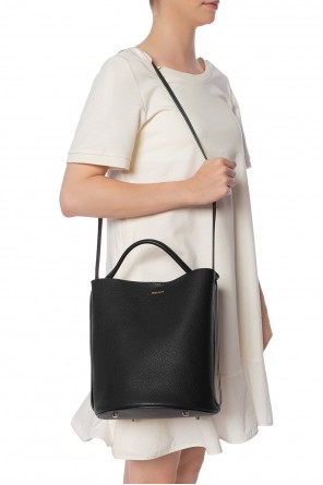 Logo-embossed shoulder bag, zdjęcie 2 Logo-embossed shoulder bag od JIL SANDER